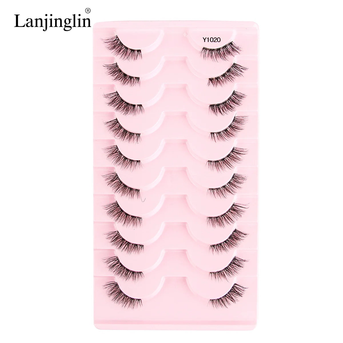 Fake Lashes 3/10 Pairs Half Lashes Cat Eye Natural Long Wispy 3D Mink Eyelash Reusable Makeup Tool Faux Cils maquillaje Cílios