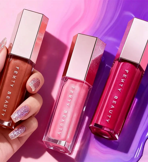 Fenty Beauty MAUVE WIVE Lip Gloss Waterproof Liquid Lipstick Nude Pink Lips Tint Makeup Lip Glaze Cosmetics Red Lip Stain