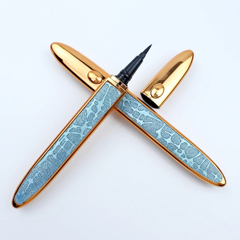 REDSIREN 2 in 1 Lash Glue & Eyeliner Waterproof Long Lasting self adhesive Glue False Eyelashes Black Liquid Eyeliner Glue Pen