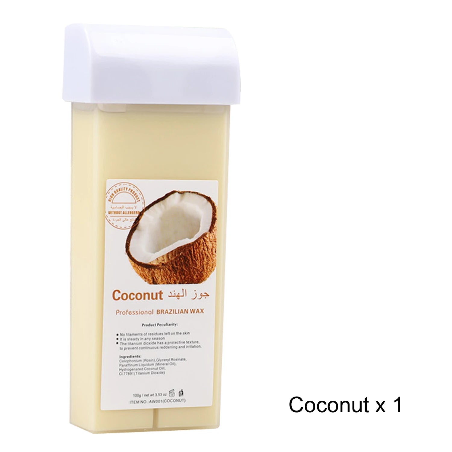 Roll on Wax Painless Wax Roll On For Hair removal Depilatory Wax Warmer Honey Aloe Wax Cartridge For Bikini Body Hair Removal