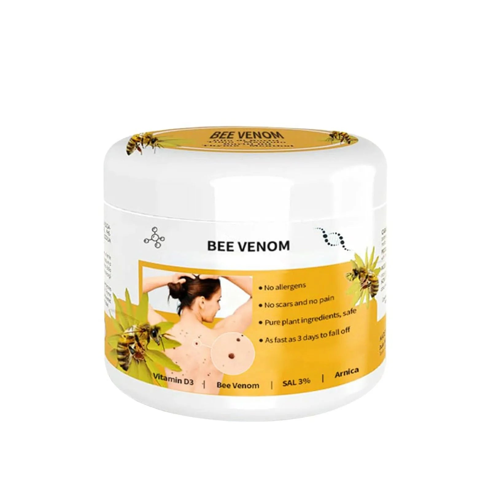 Bee Venom Cream Repair Hand and Foot Skin Redness and Itchiness Moisturizing and Smoothing Skin Care Cream Body Care Gift