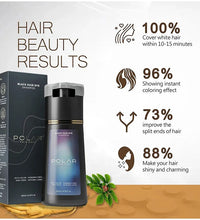 3-in-1 Hair Dye Shampoo  Quick Color Shampoo White Hair Quick Blackening Shampoo Oil Control Fluffy Shampoo Product Nourish Hair - BlissFully