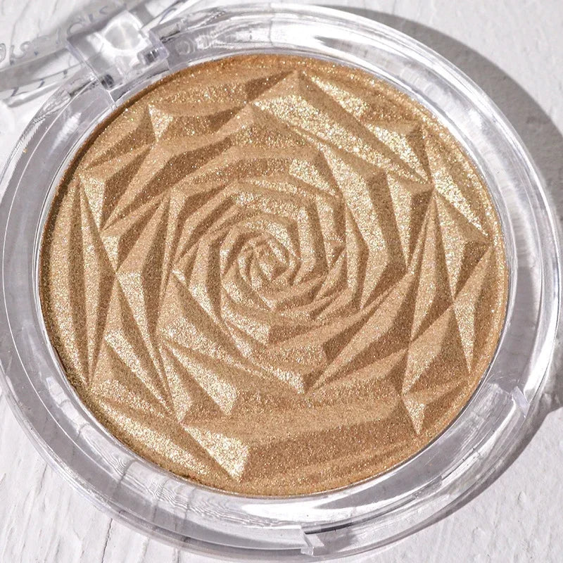 6 Colors Diamond Highlighter Powder Palette Glitter Face Contour Brighten Makeup Shimmer Ultra-concentrated Illuminate Cosmetic