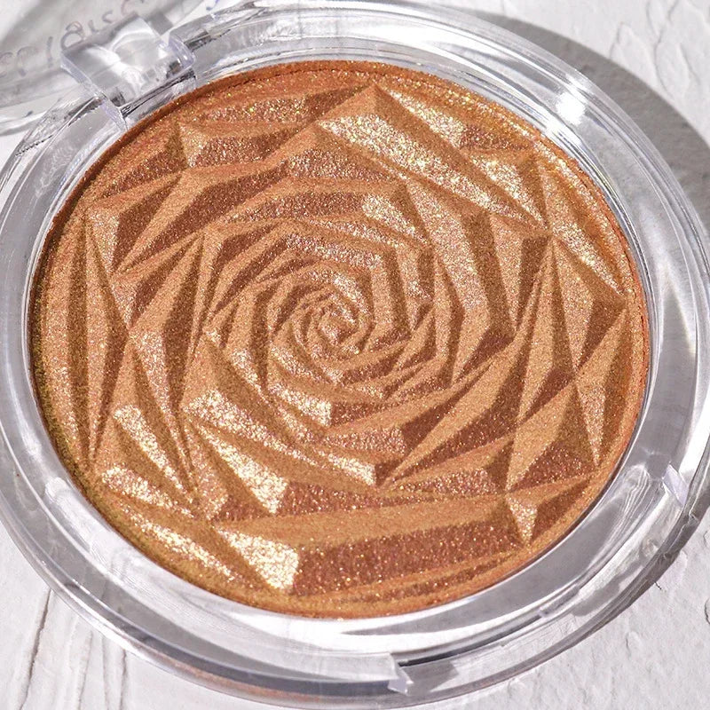 6 Colors Diamond Highlighter Powder Palette Glitter Face Contour Brighten Makeup Shimmer Ultra-concentrated Illuminate Cosmetic