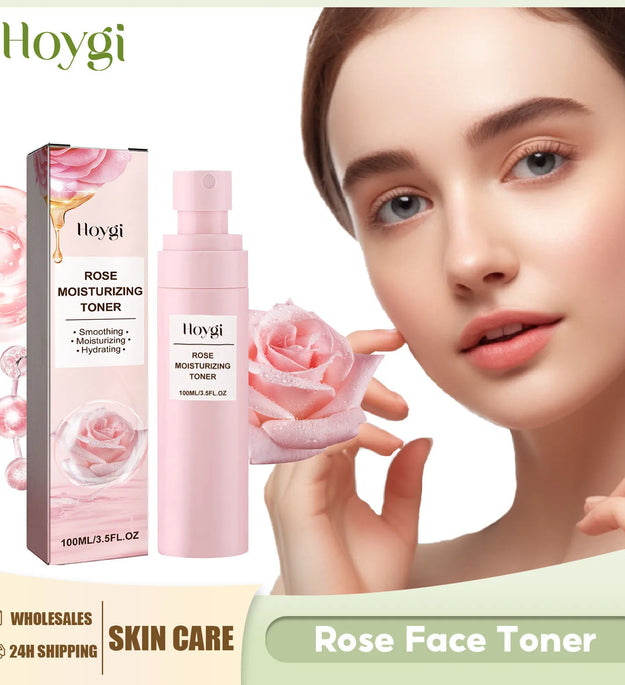 Rose Toner Moisturizing Nourishing Rejuvenating Improve Dryness Roughness Korean Skincare Oil Control Whitening Rose Water Spray