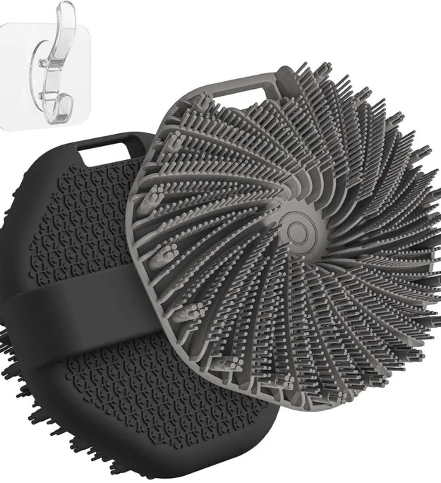 Silicone Body Scrubber Bath Shower Cleansing Brush, Body Scrubber Shower Cleaning Exfoliating Use for Sensitive Skin,