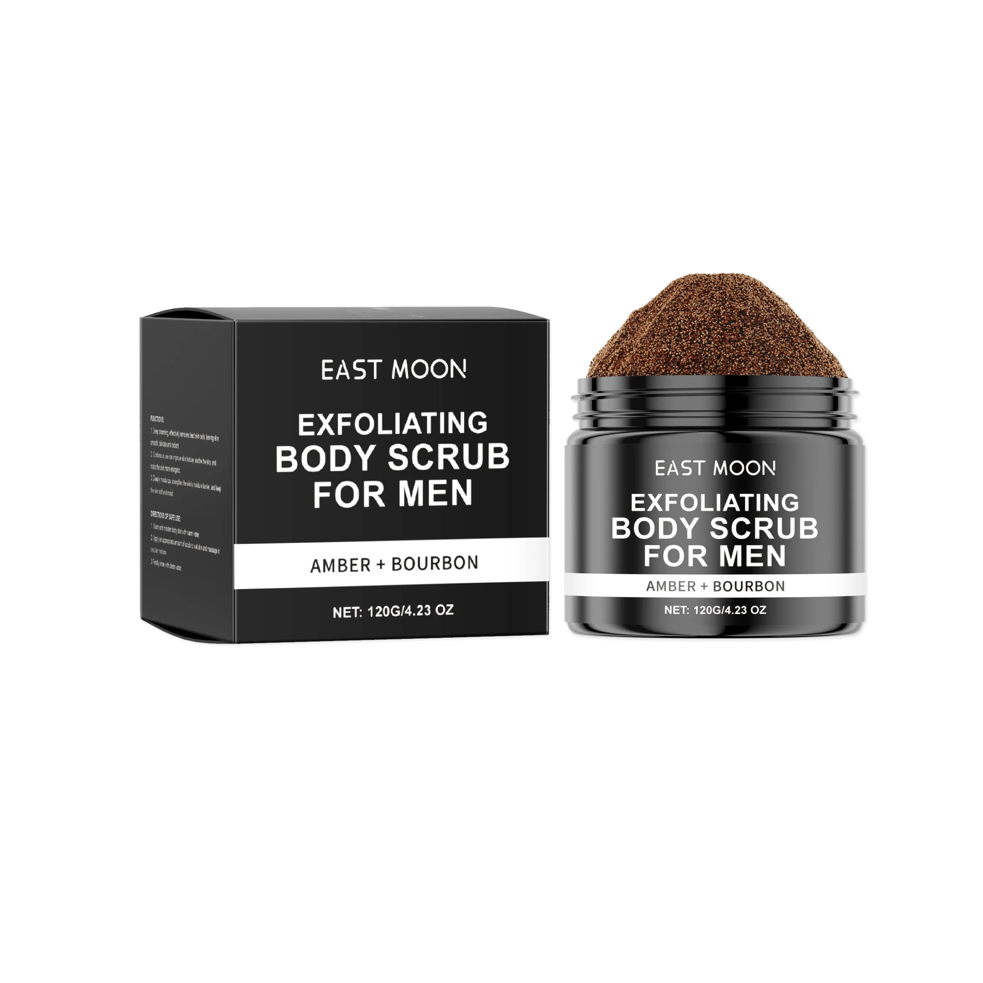 Caramel Sea Salt Body Scrub Exfoliates Dead Skin Cells Deeply Hydrates And Nourishes Cleanses Pores Men's Bath Scrub