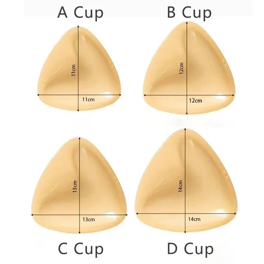 Women Triangle Nipple Cover Sticker Boost Inserts Bra Lift Up Bra Pads Adhesive Cup Chest Patch Breast Invisible Bra Bikini Pad