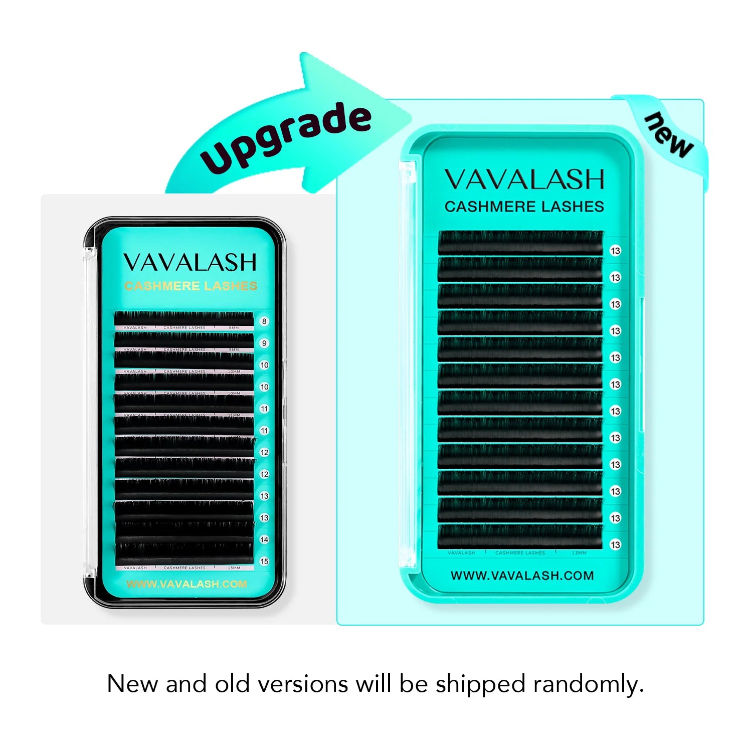 VAVALASH Cashmere Volume Lashes Classic Lashes Extensions Trays C CC D DD Curl Eyelash Extension Supplies for Makeup