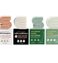 1-3PCS Rice Shampoo & Conditioner Bar Soild Soap for Hair Growth Strengthening Hair Clean Dandruff Nourish Moisturize Hair Care - BlissFully