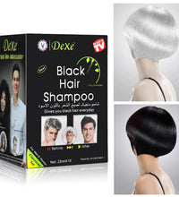 10 Pcs Dexe Fast Black Hair Shampoo 5 Mins Fast Become Black Hair Dye Herb Natural Hair Care Restore Colorant Shampoo Hair Care - BlissFully