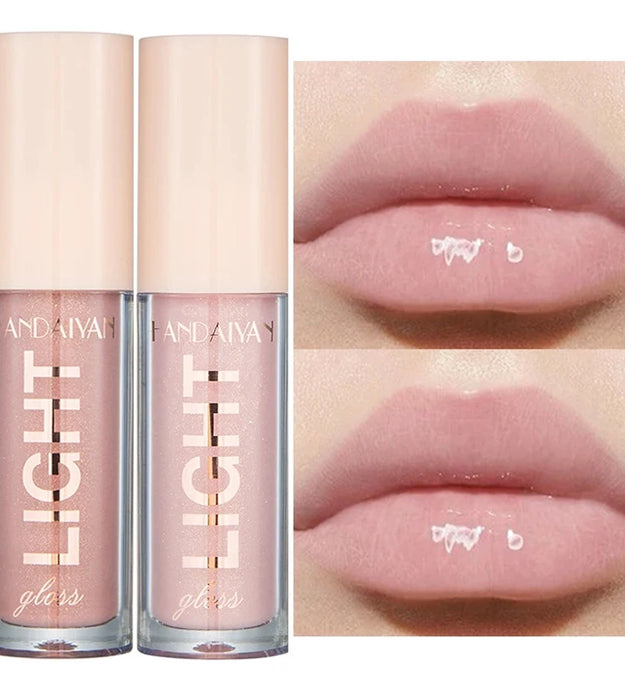 Waterproof Mirror Nude Lip Gloss Long Lasting Moisturizing Colour Rendering Non Sticky Cup Liquid Lipstick Lips Makeup Cosmetics