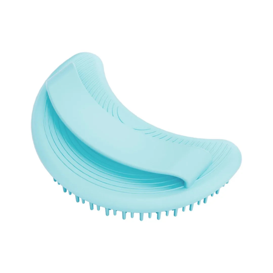 Soft Silicone Body Scrubber Exfoliating Brush Cleanser Manual Body Cleansing Skin Care Scrubber Shower Gentle Massage Bath Brush