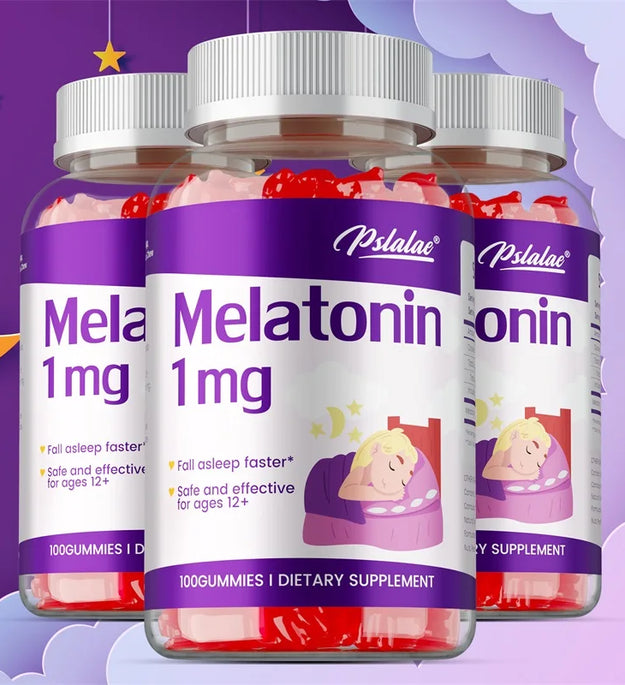 Melatonin Gummies 1mg - Children's Sleep Aids Promote Healthy Sleep, Help Children Fall Asleep Faster, and Increase Energy