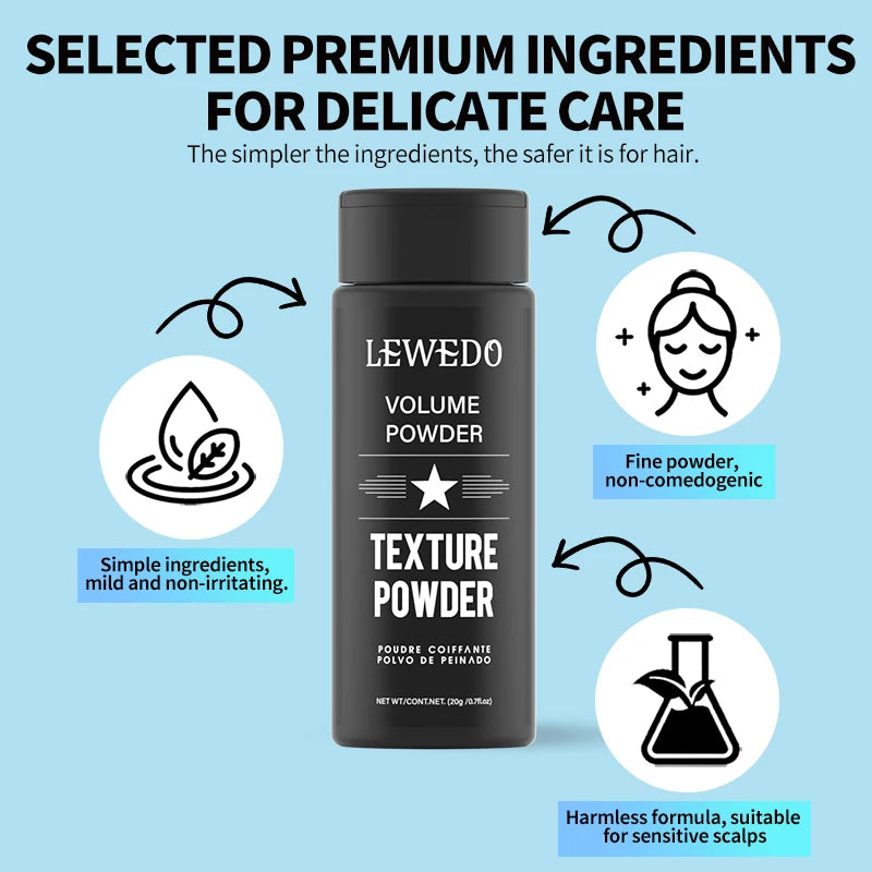 Hair Styling Powder Oil Control Hair Powder Fluffy Hair Powder Increase Hair Volume Instantly Long-Lasting Styling For Men Women - BlissFully