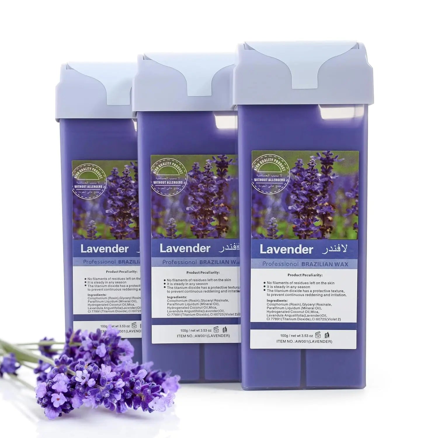 Roll on Wax Painless Wax Roll On For Hair removal Depilatory Wax Warmer Honey Aloe Wax Cartridge For Bikini Body Hair Removal