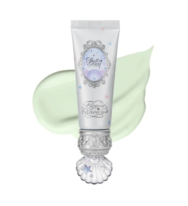 Makeup Flower Knows Shell Pearl Collection Primer Coloring Makeup Base Face Milk Brightening and Holding Make Up Concealer