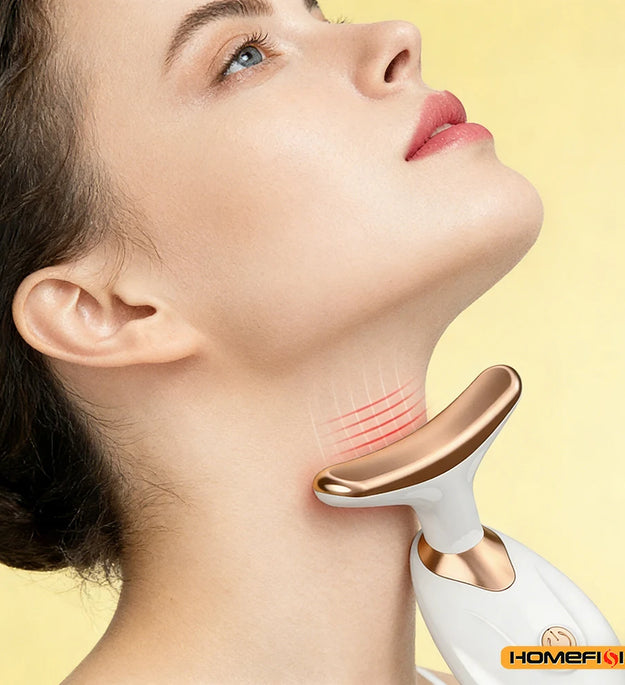 Portable Micro-current Facial Lifting Device - Electric Skin Firming Massager for Wrinkle Reduction, Jawline Contouring