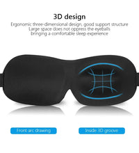 Soft 3D Contoured Sleeping Mask Breathable Eye Shade Comfortable Lightweight Eye Cover for Men and Women Night Travel Rest Aid - BlissFully
