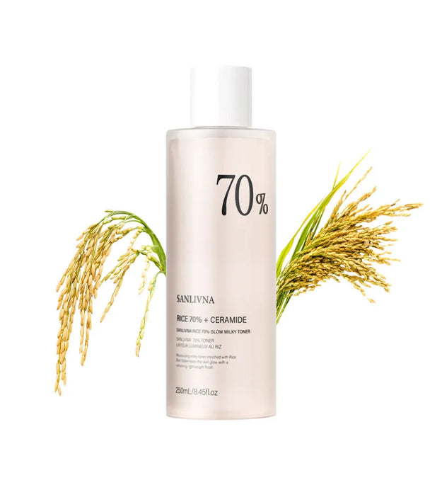 Rice powder toner Rice essence toner Rice grain cleansing foam facial cleanser Niacinamide whitening essence Moisturizing