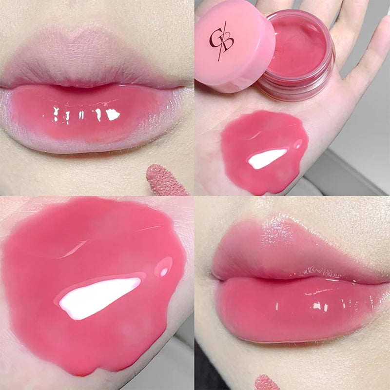 Gege Bear Jarred Jam Lip Gloss — Hydrating Water-Gloss Finish, Plumping Effect, Long-Wearing and Non-Transfer Formula for a Glas
