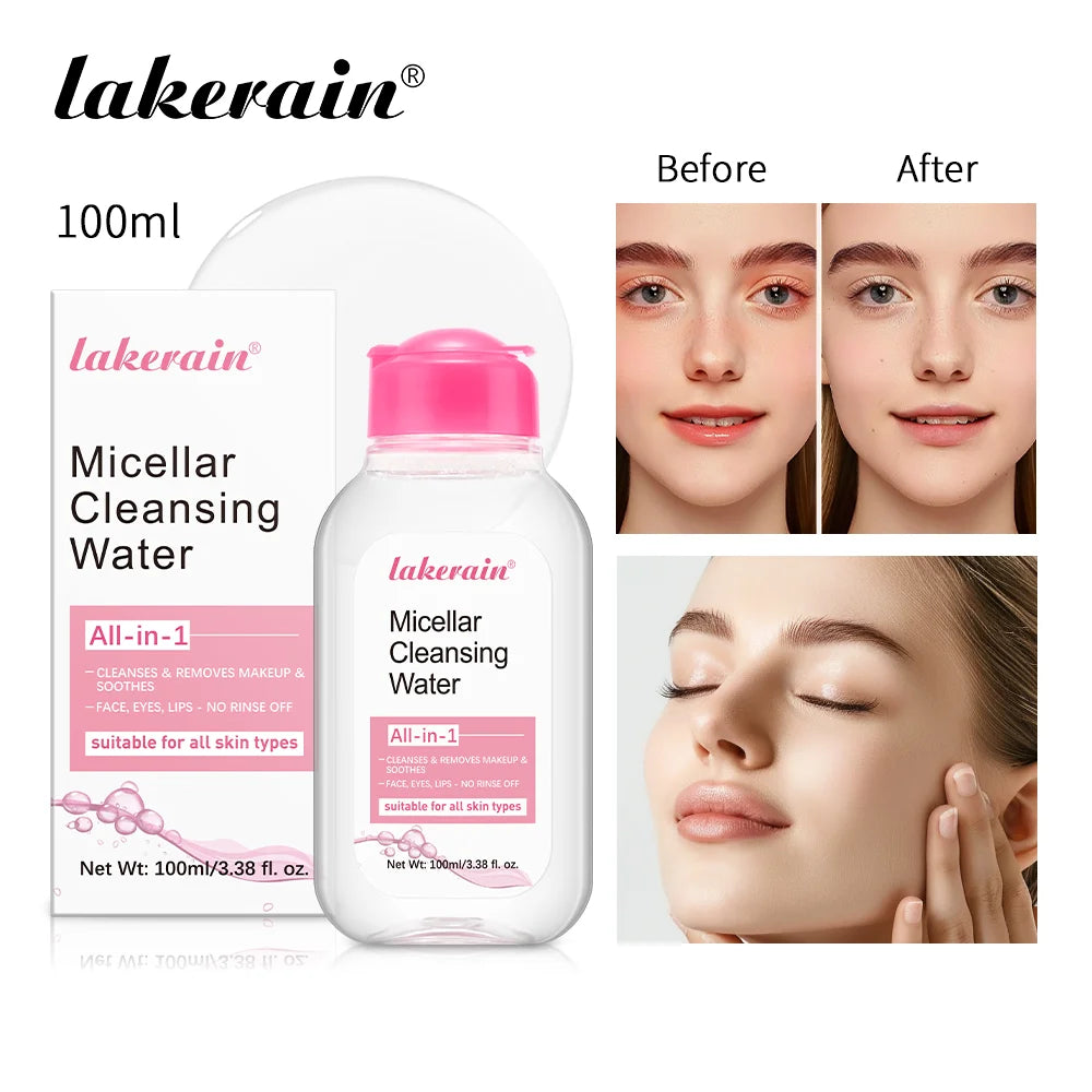 100ml Garnier Micellar Water Hydrating Facial Cleanser Deep Makeup Remover Cleaning Water Refresh Hydrate Cleansing Face Skin