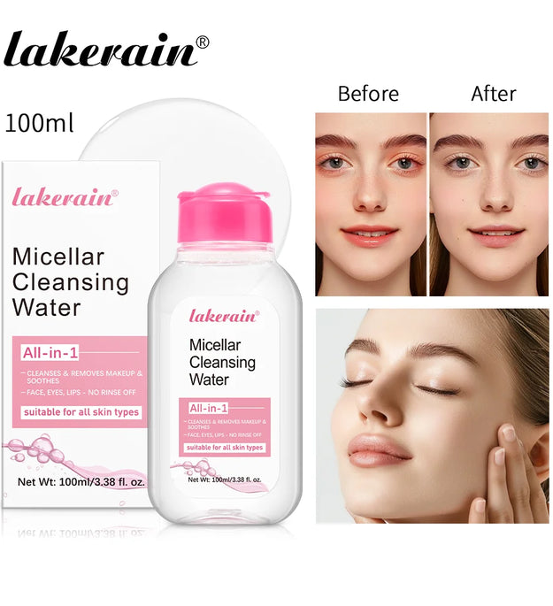 100ml Garnier Micellar Water Hydrating Facial Cleanser Deep Makeup Remover Cleaning Water Refresh Hydrate Cleansing Face Skin