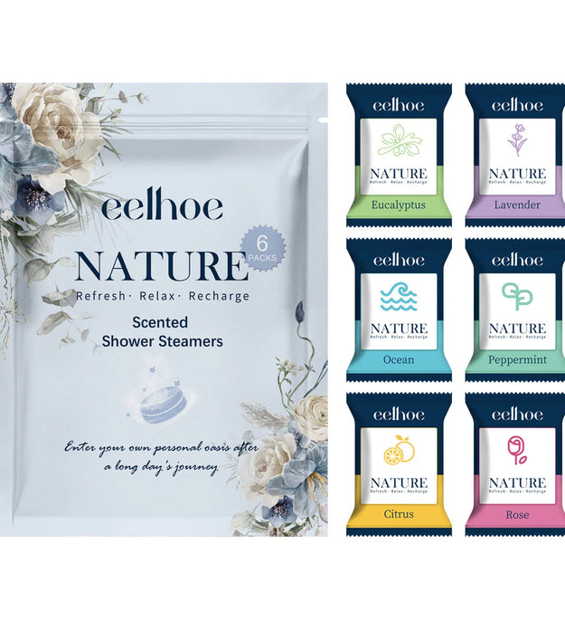 6pcs Aromatherapy Shower Tablets Assisting Sleep Relaxing Relieve Stress Shower Tablets Shower Bombs Bath Supplies