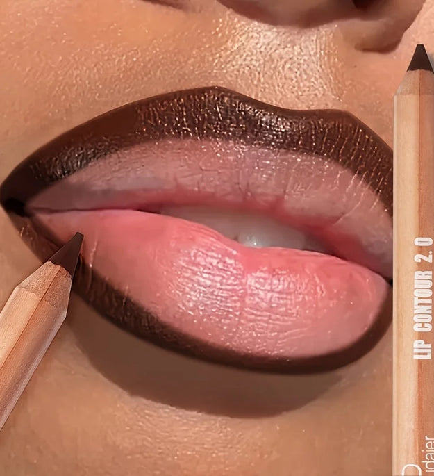 Matte Lip Liner- Long-Lasting, Smooth Application, Easy to Color, Includes Sharpener - Perfect for a Flawless Finish!