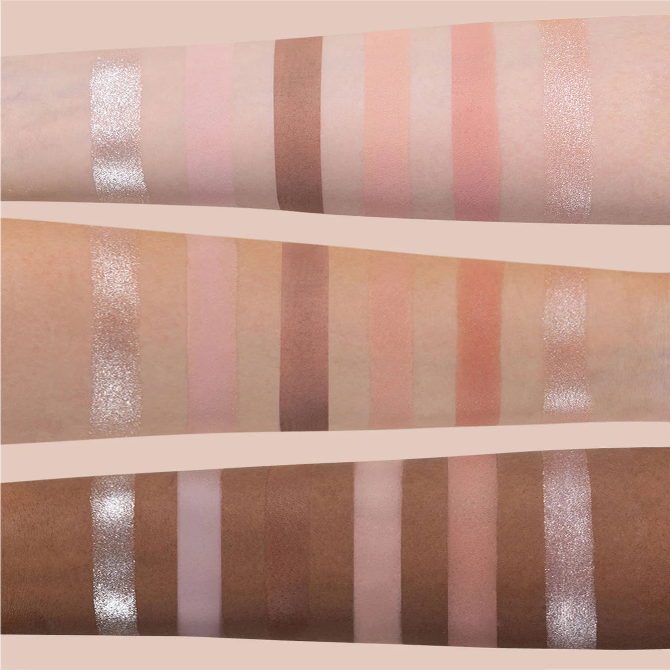 Flower Knows Swan Ballet 6 Color Eyeshadow Palette Matte Shimmer Pearl Glitter Waterproof Highly Pigmented Long Lasting Makeup