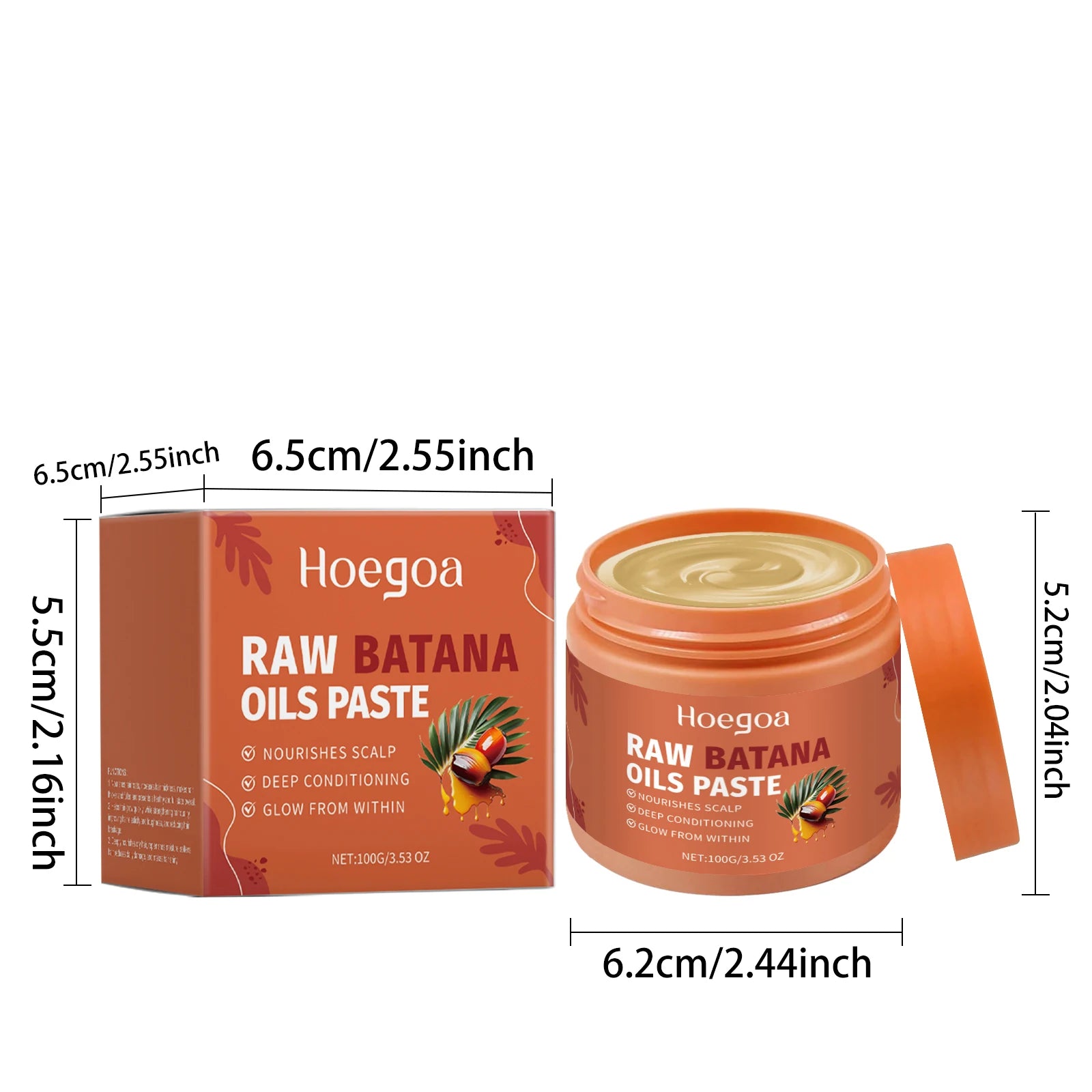 Damaged Repairing Hair Mask Organic Batana Oil Dry Hair End Repair Hair Anti-Loss Smoothing Treatment Hair Conditioner Hair Care - BlissFully