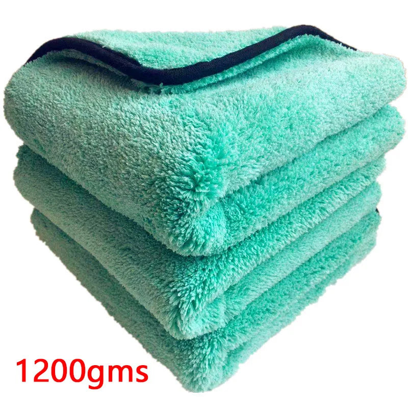 Coral Velvet Towel 80/20 Polyester Brocade Microfiber Long Hair Self-Weight Water Collection Polishing Towel 1200 Grams Of Pumi - BlissFully