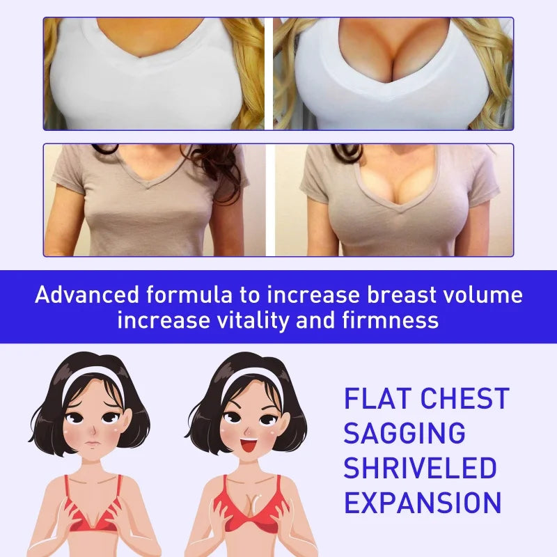Natural Breast Enlargement Cream Boobs Enhancement Oil Bust Enlarging Bigger Chest Massage Lift Firming Up Size Bust Body Care