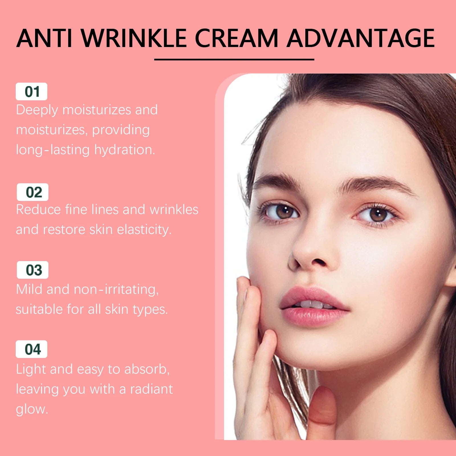 Brightening Face Cream Fade Blemish Glowing Moisturizing Firming Lightening Dark Rejuvenating Hydrating Korean Skin Care Product