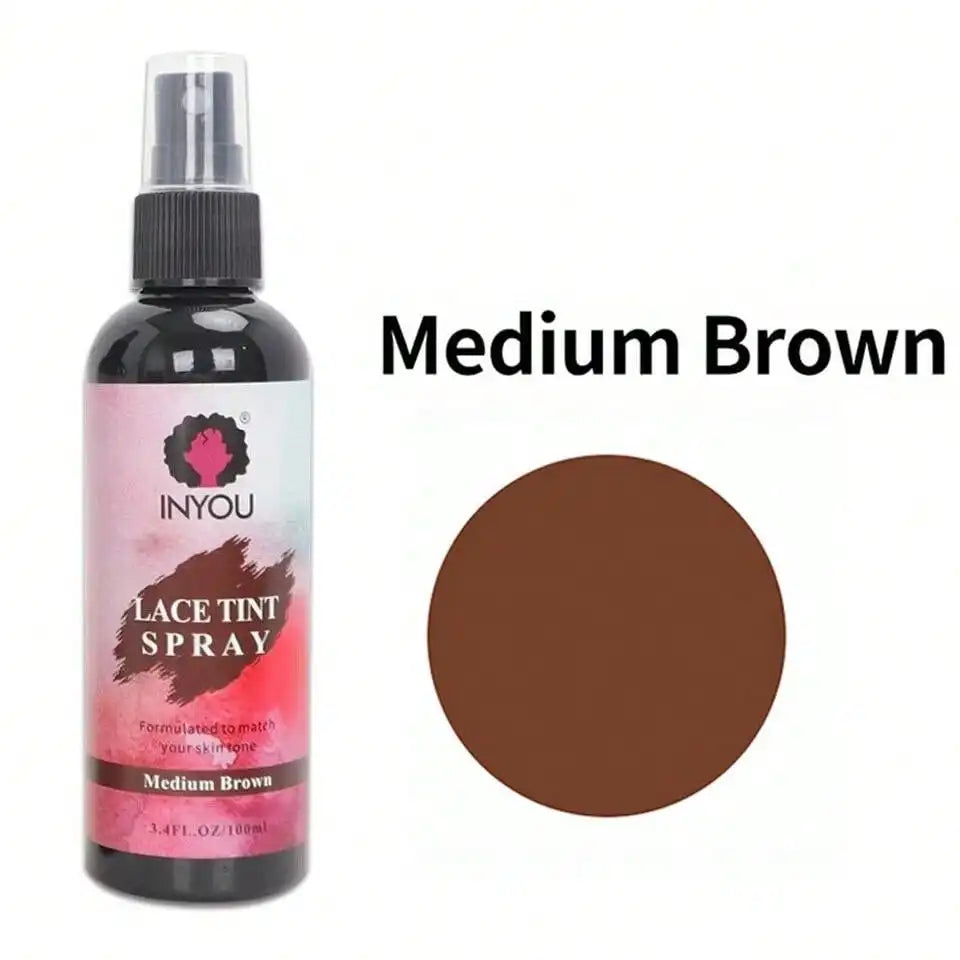 Lace Tint Spray For Wigs, Waterproof Lace Tint Melting Mousse Spray Concealer For Lace Closure Front Wigs Toupees - BlissFully