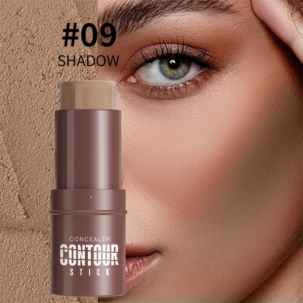 Shimmer Highlighting Bronzer Stick Face Brightening Concealer Pen Long Lasting Corrector Nose Shadow Face Contour Stick Cosmetic