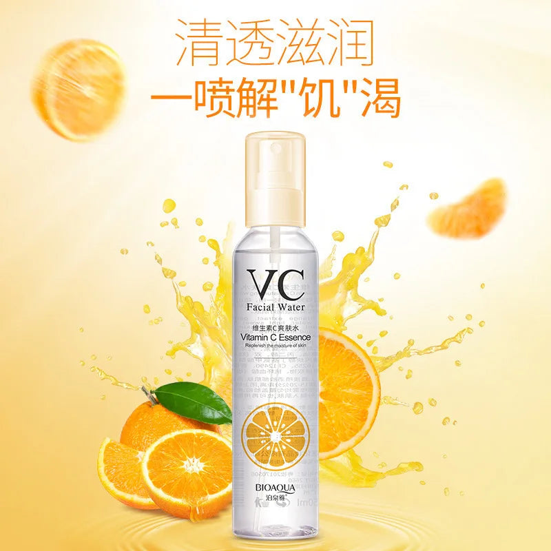 BIOAQUA Toner Vitamin C  Moisturizing Refreshing Shrinking Pore VC Spray Firming Facial Water Skin Care