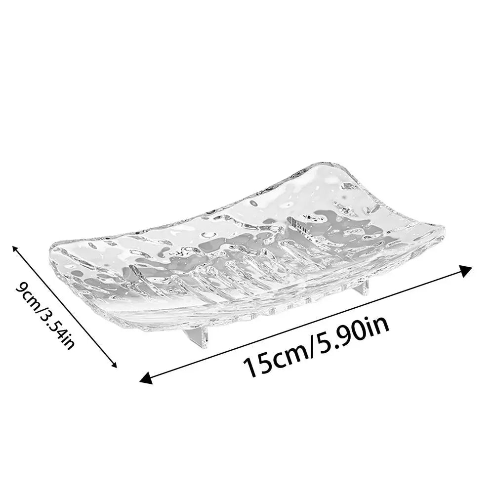 Soap Holder Drain Hole Design Non-slip Base Soap Dish Soap Tray Suitable for Home Travel Gym Bathroom Decoration