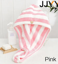 Hair Towel Wrap Fast Dry Hair Towel Super Absorbent Microfiber Coral Velvet Hair Drying Towel Quick Dry Hair Turban - BlissFully