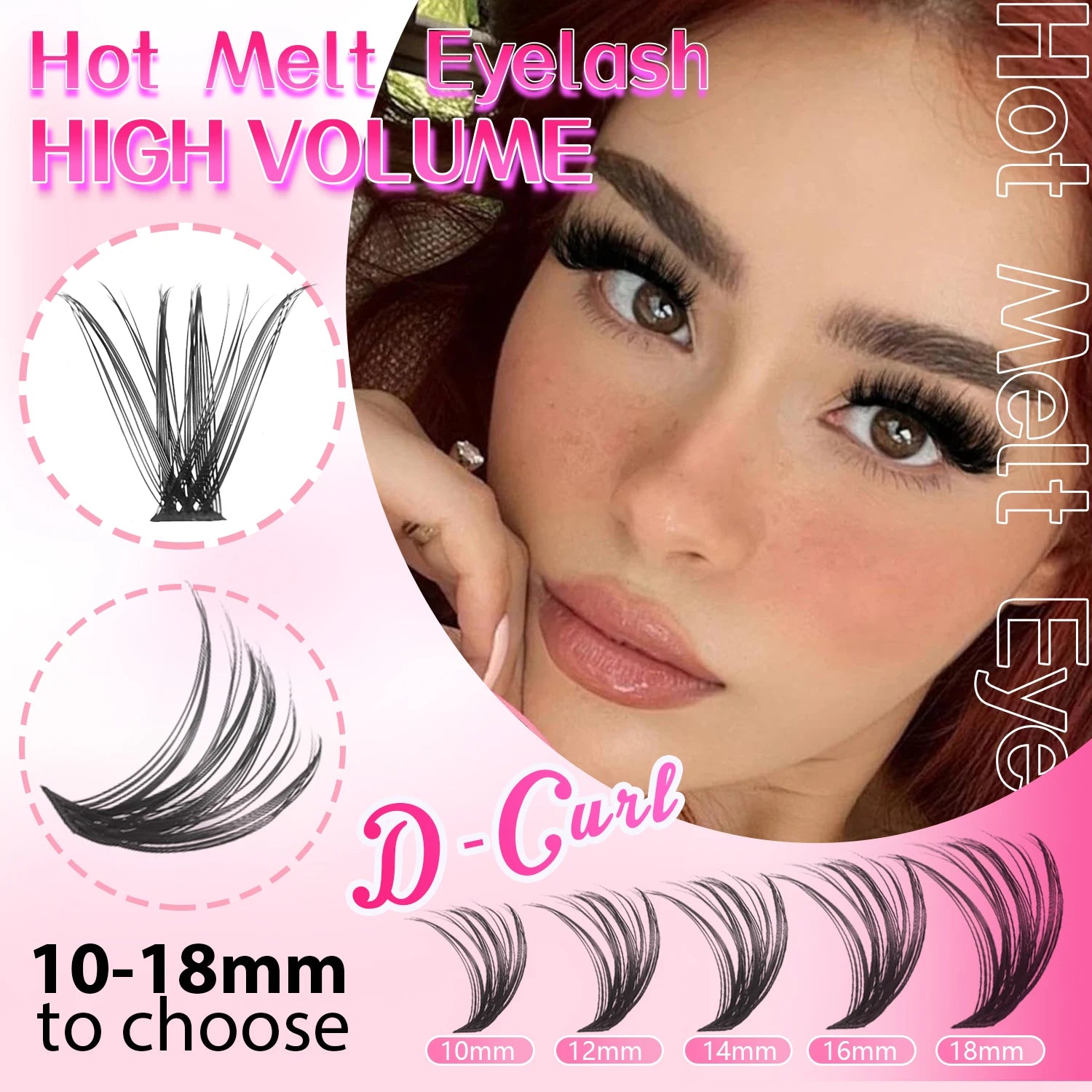 320/600/790 Cluster Lashes Kit – Daily & Party Essential with Mix-and-Match Lengths! Perfect for Effortless Glam Anytime