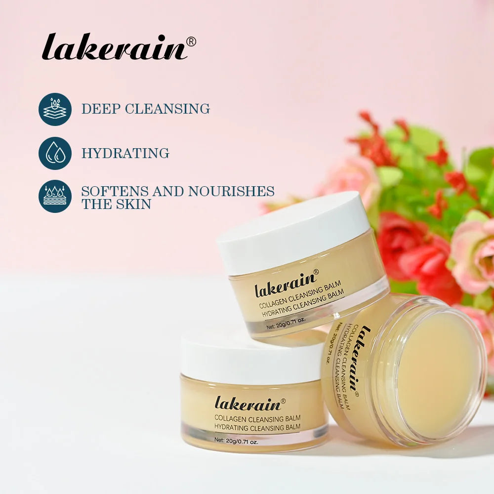 Original Collagen Cleansing Balm Nourishing Cream Makeup Remover Mild Non-irritating Moisturizing Non-greasy Cleansing Balm
