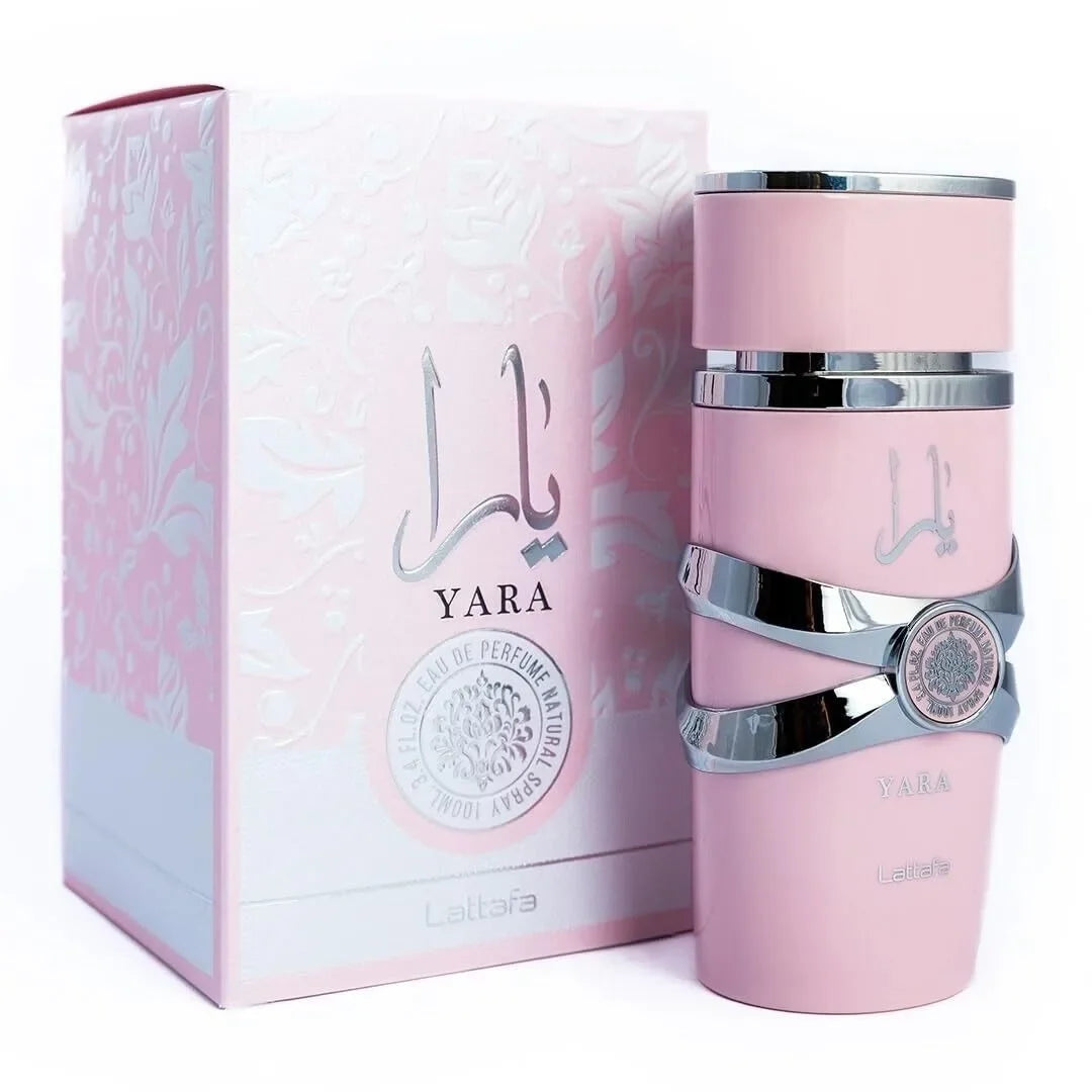Lattafa Yara Pink Edition For Women Eau de Perfume Spray, 3.40 Ounce / 100 ml Long-Lasting Floral Scent Best Valentine's Day Gif