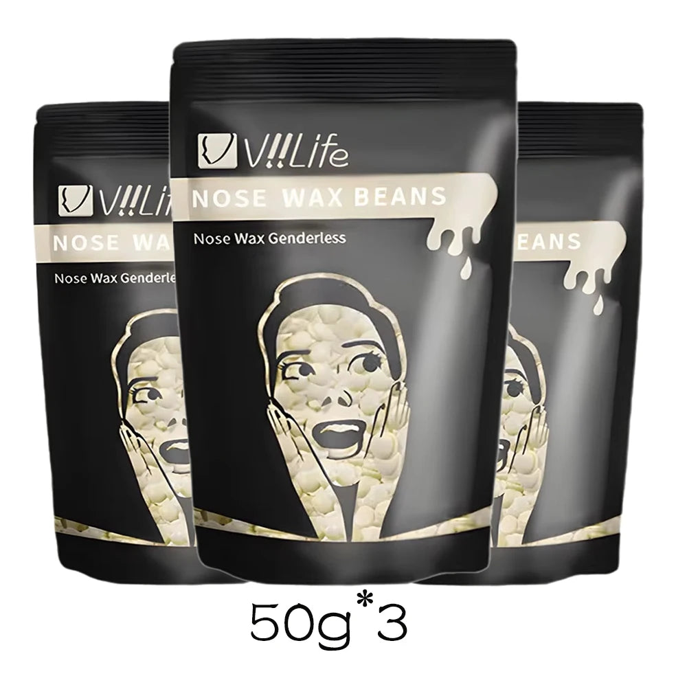 50g/100g Hard Wax Beans Solid Hair Remover No Strip Depilatory Hot Film Wax Bead Hair Removal for Full Body Bikini Leg Eyebrow