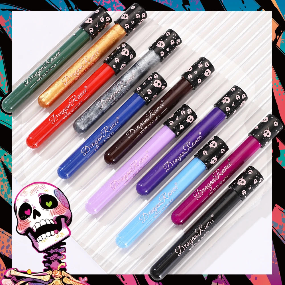 Colorful Lip Gloss Lip Glaze Tube Lip Glaze Lip Makeup Easy to Apply Waterproof Matte Lip Gloss Party Lip Makeup Lip Gloss Not Easy to Fade Lip Gloss