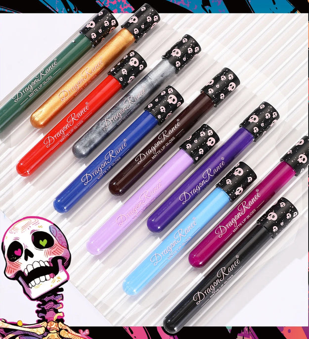 Colorful Lip Gloss Lip Glaze Tube Lip Glaze Lip Makeup Easy to Apply Waterproof Matte Lip Gloss Party Lip Makeup Lip Gloss Not Easy to Fade Lip Gloss