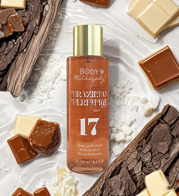 Women's Brazilian Perfume, 250ml Body & Hair Mist, Vanilla Uplifting Fragrance, Long Lasting Floral Fruity Gourmand Scent Spray