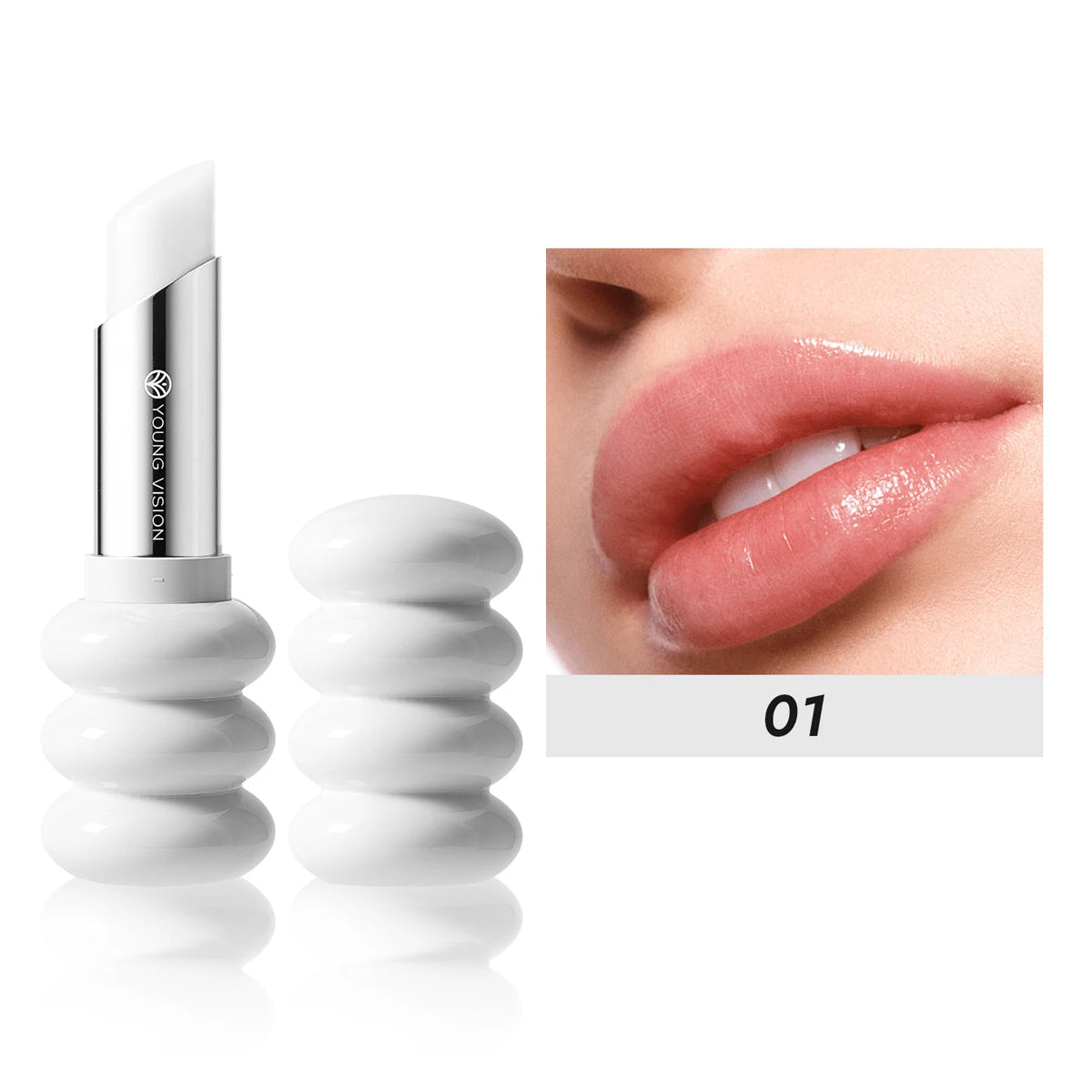 YOUNG VISION 6 Colors Fine Shimmer Nourishing Light Lipstick Long Lasting Colors Easy to Apply Lip Moisturizing Lipstick