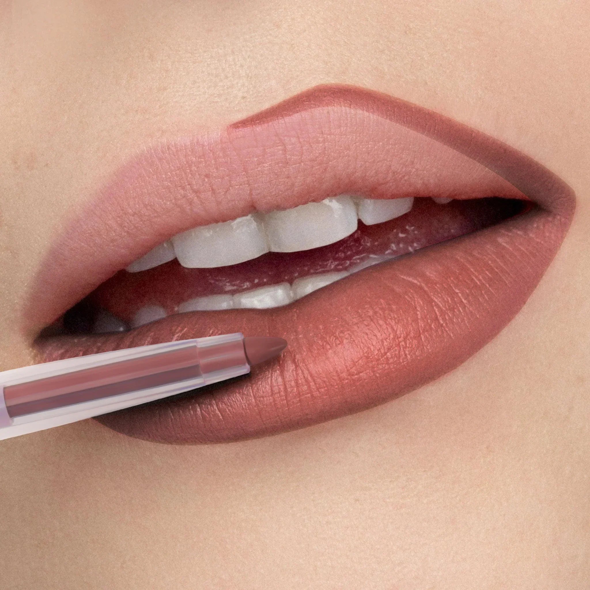 Nude Pink Purple Lip Liner Long Lasting Matte Lipstick Pencil Lips Outline Makeup Crayon Stick Lip Tint Line Cosmetic