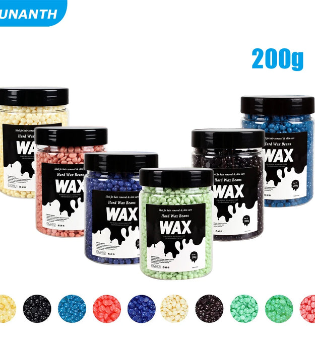 200g/400g Depilatory Wax Beans for Heating hard Wax Machine Hot Film Painless Waxing Beads Bikini Face Legs Body Hair Removal