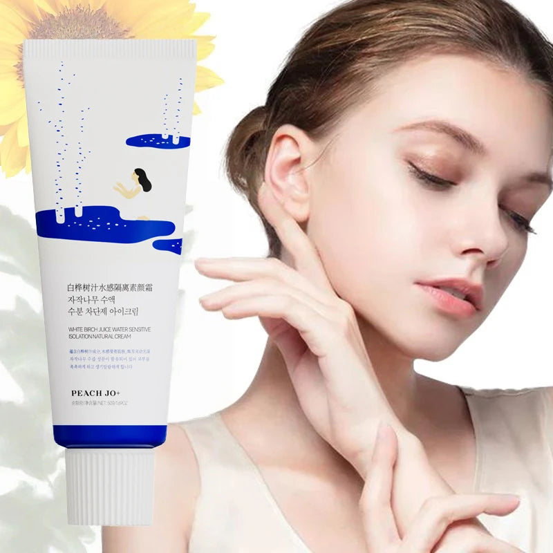 Birch Sap Primer Korean Hydrating Natural Makeup Effect Long-lasting Primer Refreshing Brighten All Skin Types Daily Face Cream